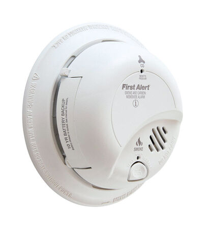 First Alert Hard-Wired w/Battery Back-up Electrochemical/Ionization Smoke and Carbon Monoxide Detect