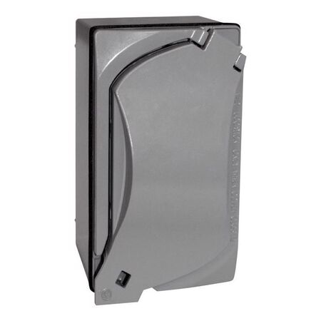 Sigma Engineered Solutions Rectangle Metal 1 gang 4.58 in. H X 2.83 in. W Duplex Outlet Kit