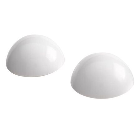 Ace 2-3/8 in. W Rubber White Wall Door Stop Mounts to wall 0 in.