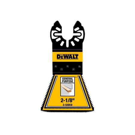 DEWALT 2-1/8 in. W Bi-Metal 3-Sided Oscillating Blade 1 Pack