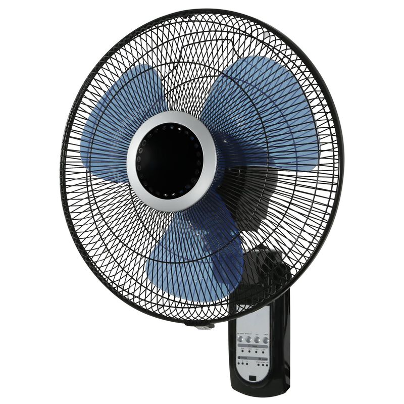 Pelonis Wall Mount Fan 23 In H X 16 In Dia 3 Speed Oscillating Electric 3 Blade Black Stine Home Yard The Family You Can Build Around