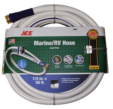 Ace 1/2 in. Dia. x 50 ft. L RV/Marine Hose Safe for Drinking Water