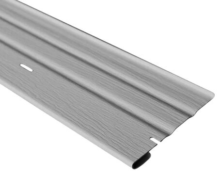 4.58" x 7.9791' Grey Vinyl Top Rail Skirting Trim
