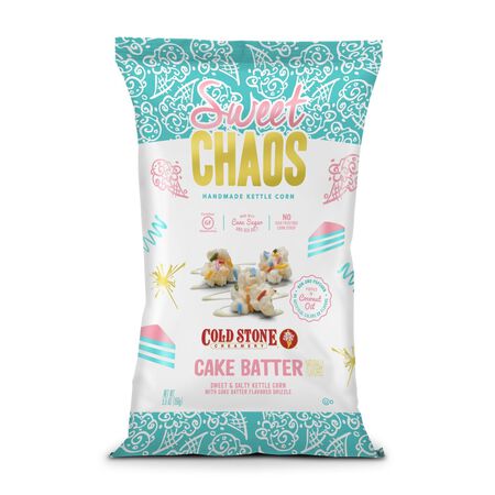 Sweet Chaos Cold Stone Cake Batter Popcorn 5 oz Bagged