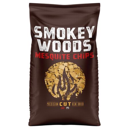 Smokey Woods All Natural Mesquite Wood Smoking Chips 192 cu in