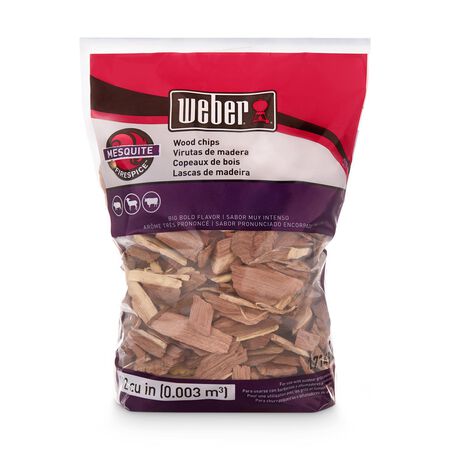 Weber Firespice All Natural Mesquite Wood Smoking Chips 192 cu in
