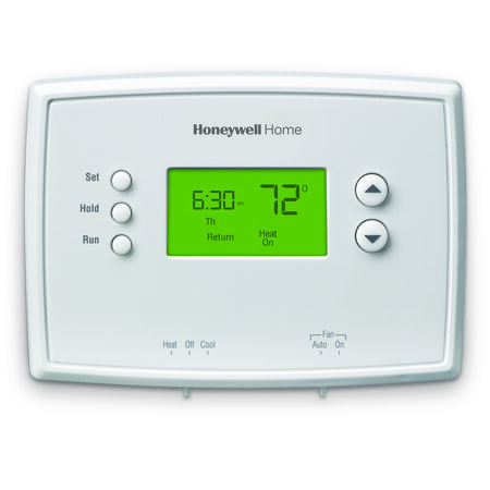 Honeywell Heating and Cooling Push Buttons Programmable Thermostat