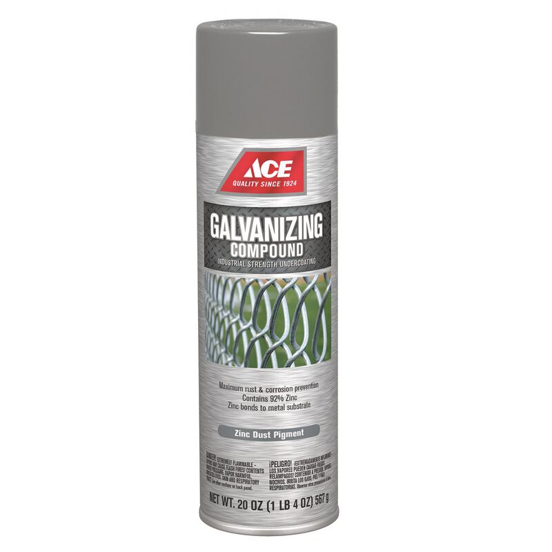 Ace Gray Cold Galvanizing Compound Spray 20 oz Stine Home + Yard