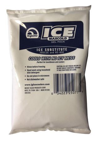 Igloo MaxCold Plastic Ice Pack 8 oz. White