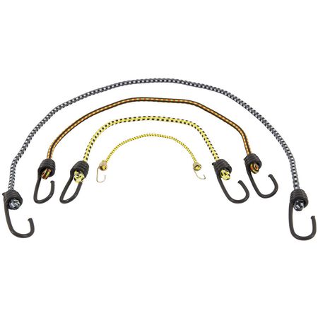 Keeper Assorted Bungee Cord Set asst in. L 12 pk