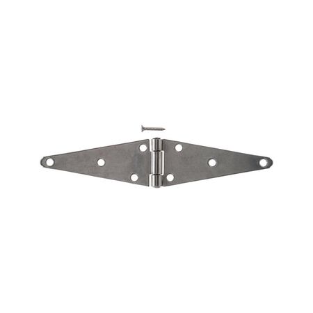 Ace 6 in. L Stainless Steel Heavy Duty Strap Hinge 1 pk
