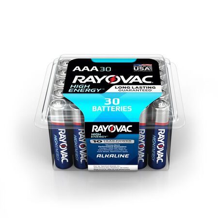 Rayovac AAA Alkaline Batteries 1.5 volts 30 pk