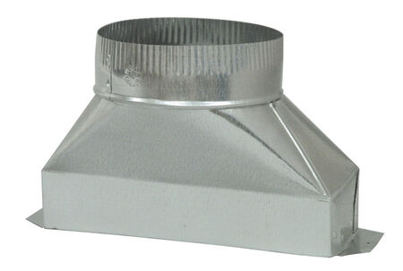 Deflect-O 7 in. D X 10 in. L Galvanized Steel Duct