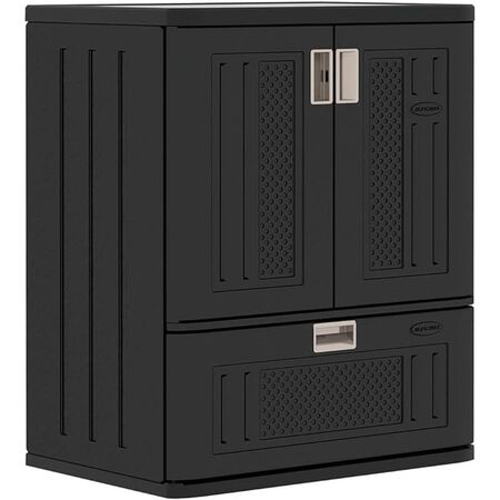 Suncast Single Drawer Base Storage Black