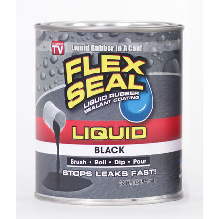 FLEX SEAL Family of Products FLEX SEAL Black Liquid Rubber Sealant Coating 32 oz