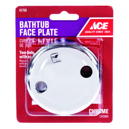 Ace 3-1/4 in. D Chrome Overflow Faceplate