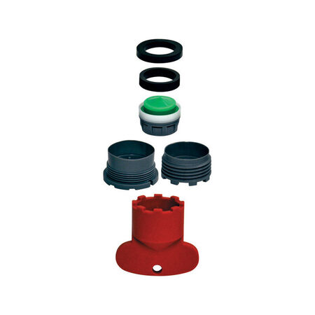 Ace Dual Thread 13/16 in.-27 and 55/64 in.-16 Black Faucet Aerator Repair Kit