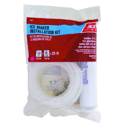 Ace 1/4 in. D X 25 ft. L Plastic Ice Maker Kit