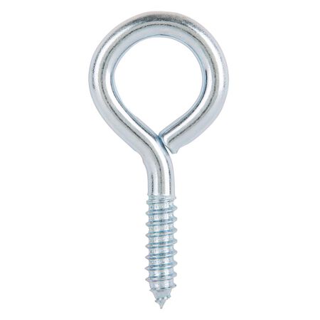 Ace 7/16 in. D X 3-7/8 in. L Zinc-Plated Steel Screw Eye 325 lb. cap. 2 pk