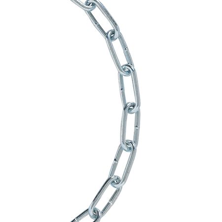Koch Industries 2 Sizes Straight Link Carbon Steel Coil Chain.148 in. D X 100 ft. L