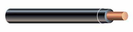 Southwire 500 ft. 12/1 THHN Solid Wire Black - Sold by the foot