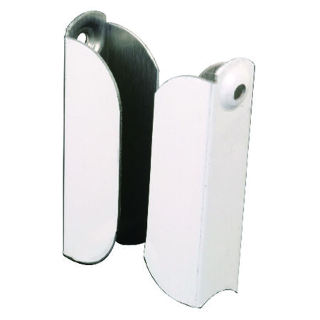Prime-Line White Aluminum 7/16 in. W X 2 in. L Window Frame Fasteners 1 pk