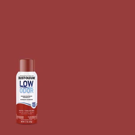 Rust-Oleum Low Odor Matte Timeless Red Spray Paint 11 oz.