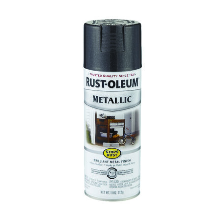 Rust-Oleum Stops Rust Black Night Metallic Spray Paint 11 oz
