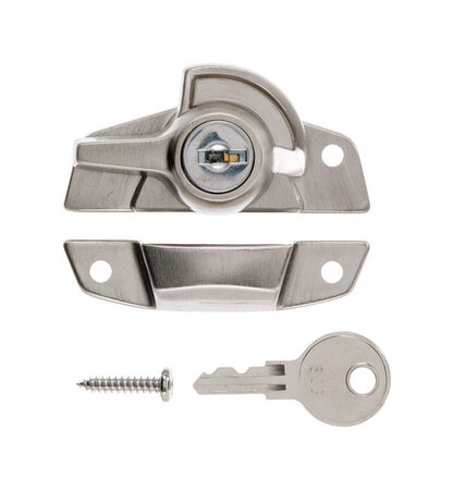 Ace Silver Die-Cast Zinc Window Lock 1 pk