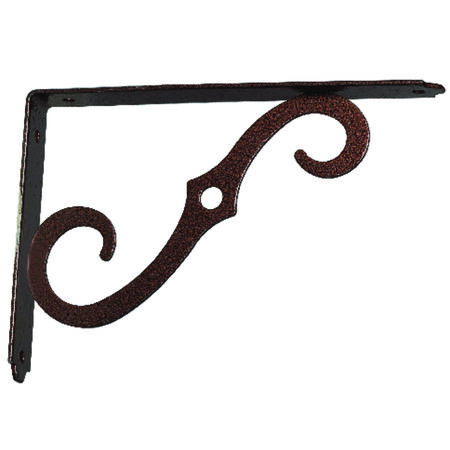 Hampton Brown Steel Shelf Support 12 Ga. 8 in. L 80 lb