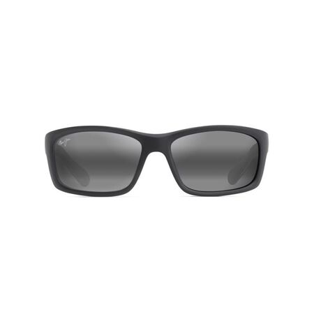 Maui Jim Kanaio Coast Sunglasses Unisex Matte Soft Black/White/Blue Frame Neutral Grey Lens Polarize