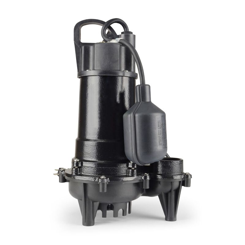 Ecoflo 1/3 hp 3300 gph Cast Iron Submersible Sump Pump ...