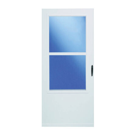 Vinyl-Clad Single-Vent Storm Door 298SS white 32" x 81"