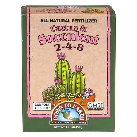 Down To Earth Cactus & Succulent Mix 2-4-8 1 lb.