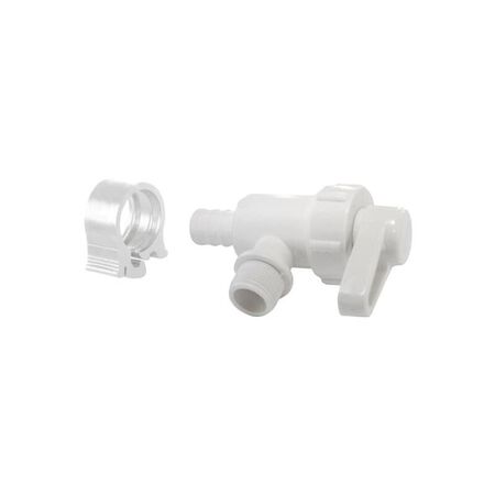 Flair-It PexLock 1/2 in. PEX X 3/8 in. Compression Plastic Angle Stop Valve