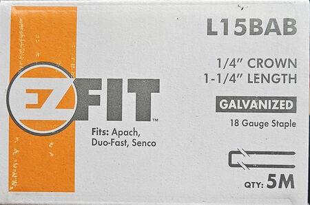 Staple EZ 18g 1/4 Crn x 1-1/4
