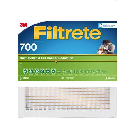 Filtrete 12 in. W X 12 in. H X 1 in. D Polypropylene 8 MERV Pleated Air Filter 1 pk