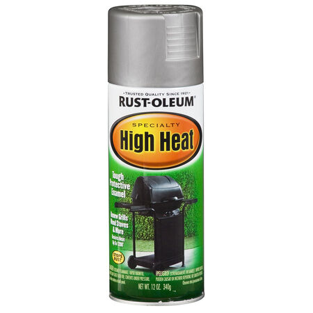 Rust-Oleum Specialty Satin Silver High Heat Spray Paint 12 oz
