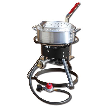 King Kooker 54000 BTU Welded Steel Frame Outdoor Fryer 10 qt