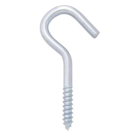 Hampton Small Zinc-Plated Silver Steel 4.1875 in. L Clothesline Hook 215 lb 1 pk