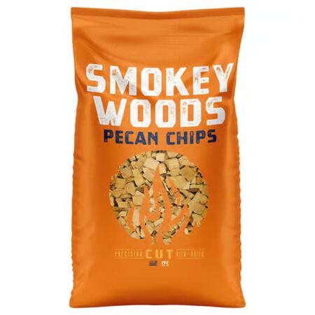 Smokey Woods All Natural Pecan Wood Smoking Chips 192 cu in.