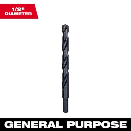 Milwaukee Thunderbolt 1/2 in. X 6 in. L Drill Bit 3-Flat Shank 1 pc