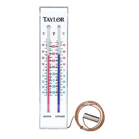 Taylor Tube Thermometer Plastic White 9.06 in.