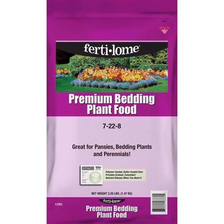 Ferti-lome PREMIUM BEDDING PLANT FOOD 7-22-8 Granules Plant Food 4 lb