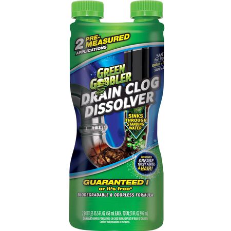 Green Gobbler Liquid Drain Clog Remover 31 oz