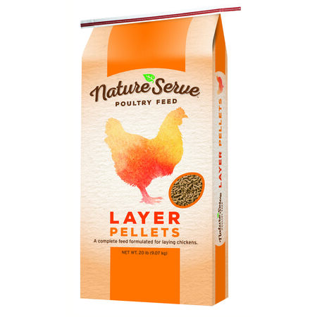 NatureServe Layer Feed Pellets For Poultry 20 lb