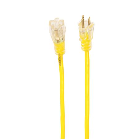 Yellow Jacket Outdoor 100 ft. L Yellow Extension Cord 14/3 SJTW