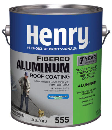 Henry Aluminum Coating Aluminum Roof Coating .90 gal. Aluminum