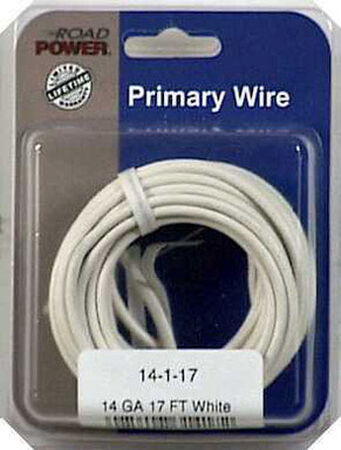 Coleman Cable 17 ft. L Primary Wire 14 Ga. Carded