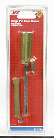 Ace Adjustable Hinge Pin Door Closer Brass